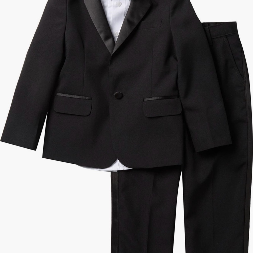 Nautica Kids Black Tuxedo Set